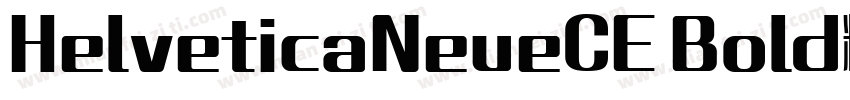 HelveticaNeueCE Bold粗体字体转换